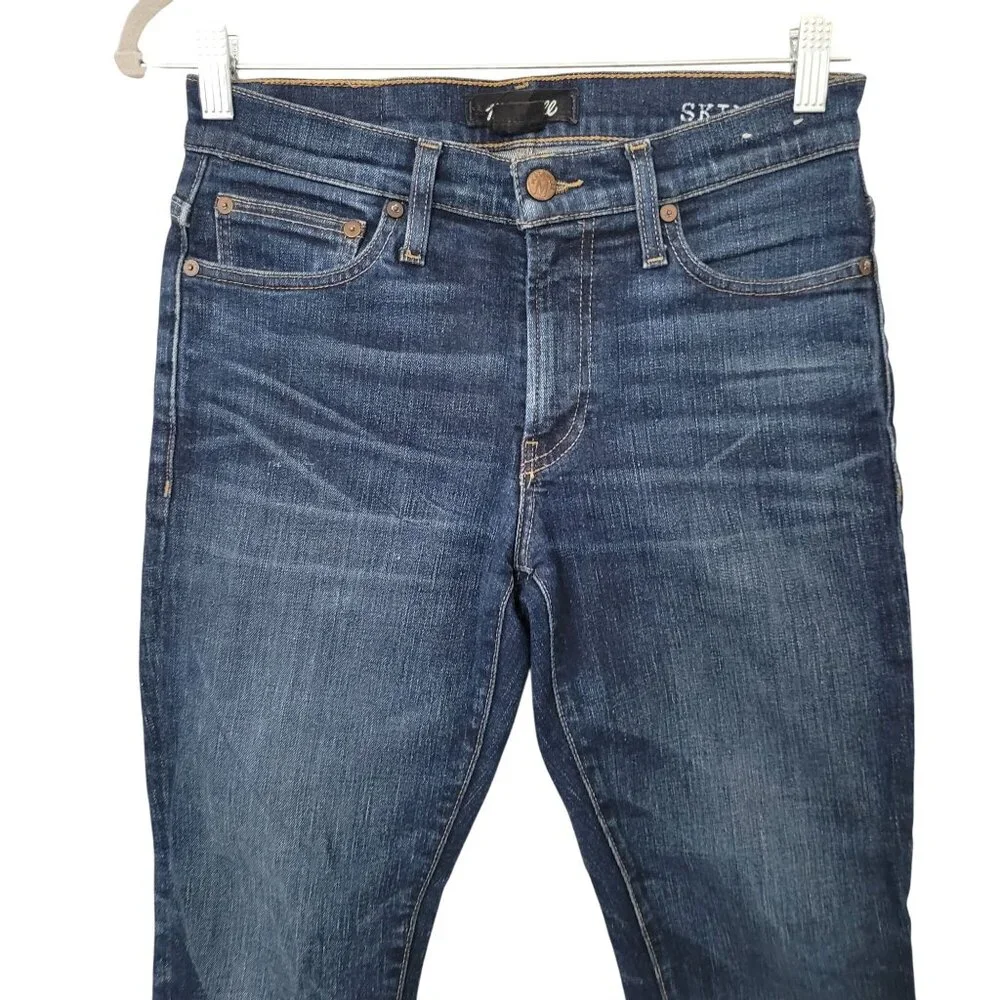 Madewell Skinny Jeans Womens W29 L30 Dark Wash Denim - Picture 3 of 11